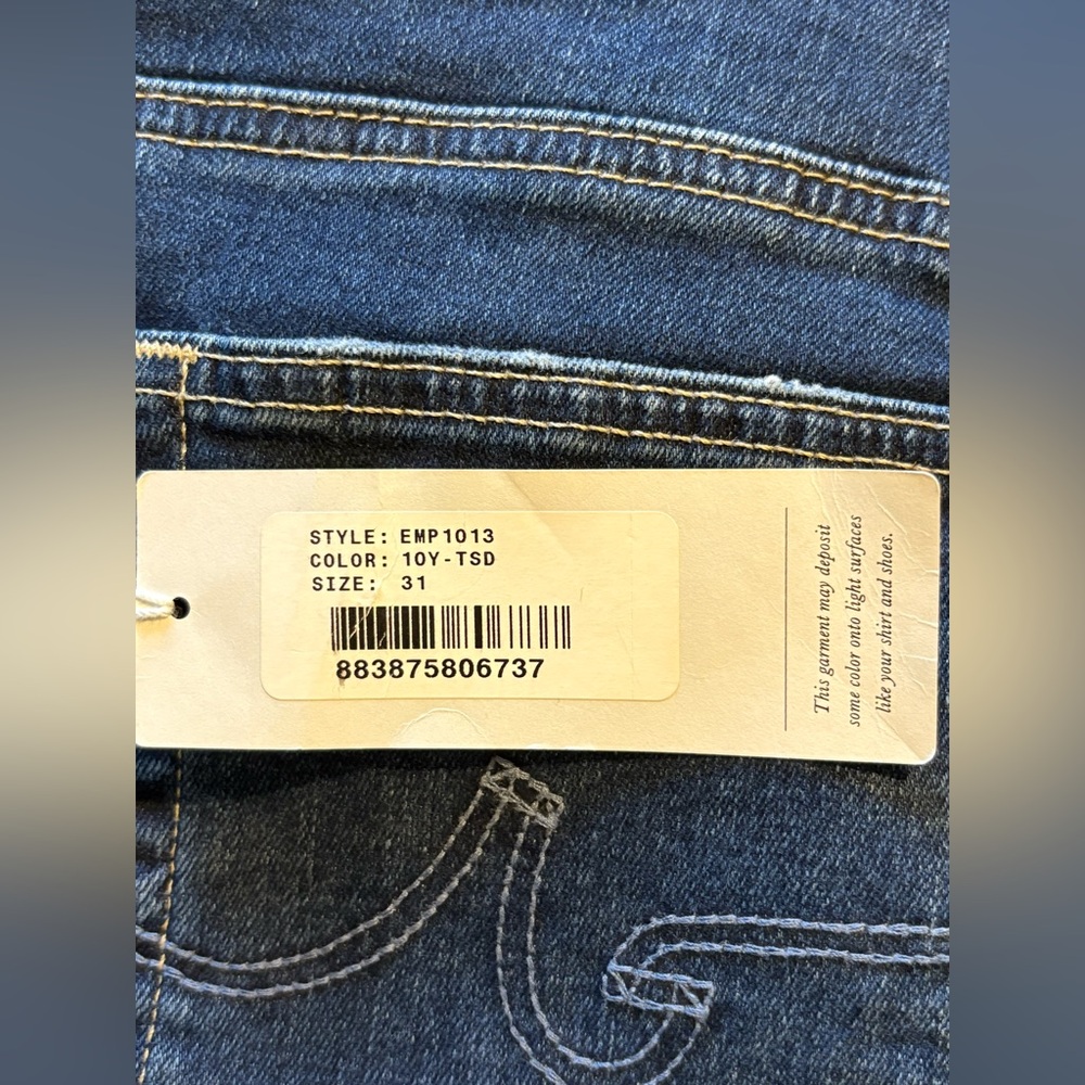 Ag Adriano Goldschmied Dark Blue Boot Cut Jeans - Picture 7 of 9